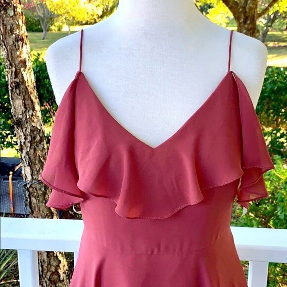 Jenny Yoo Bridesmaid Dress Mila: Cinnamon Rose - Picture 5 of 7